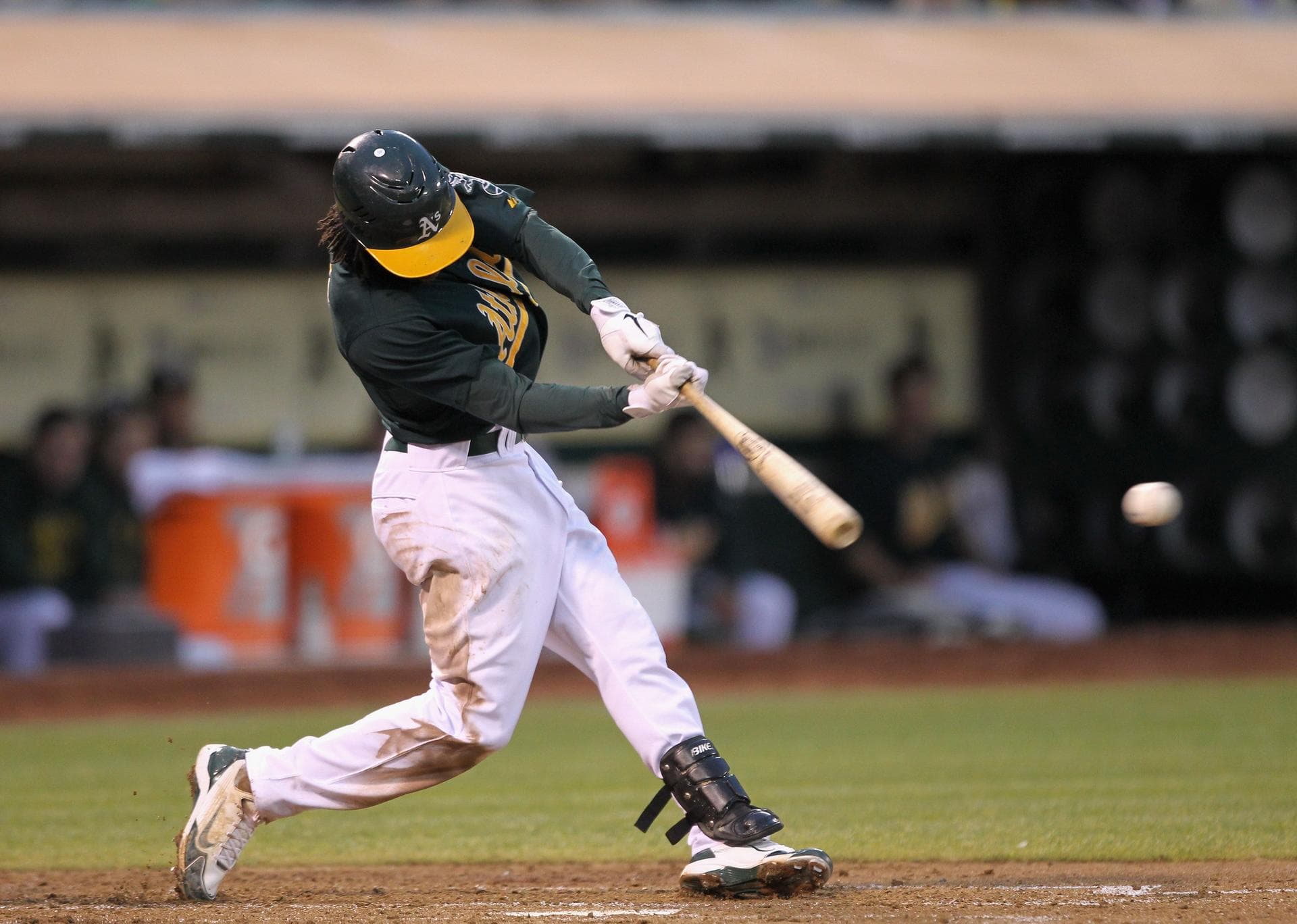 Jemile Weeks batting