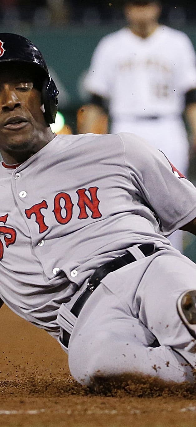 Jemile Weeks sliding into base